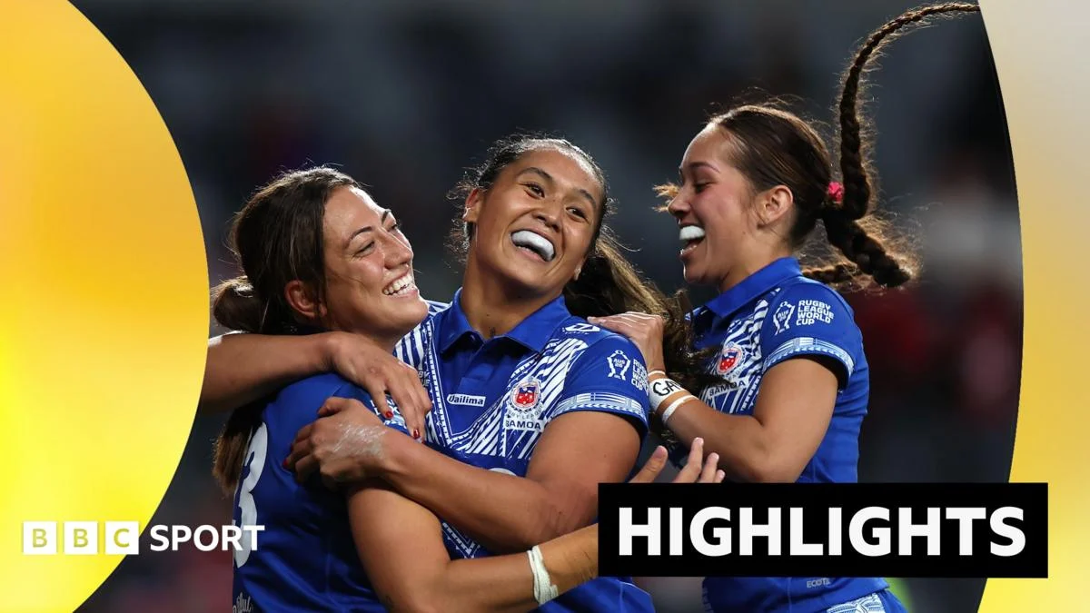 Samoa thrash Wales 76-0 with 14 unanswered tries in World Cup match