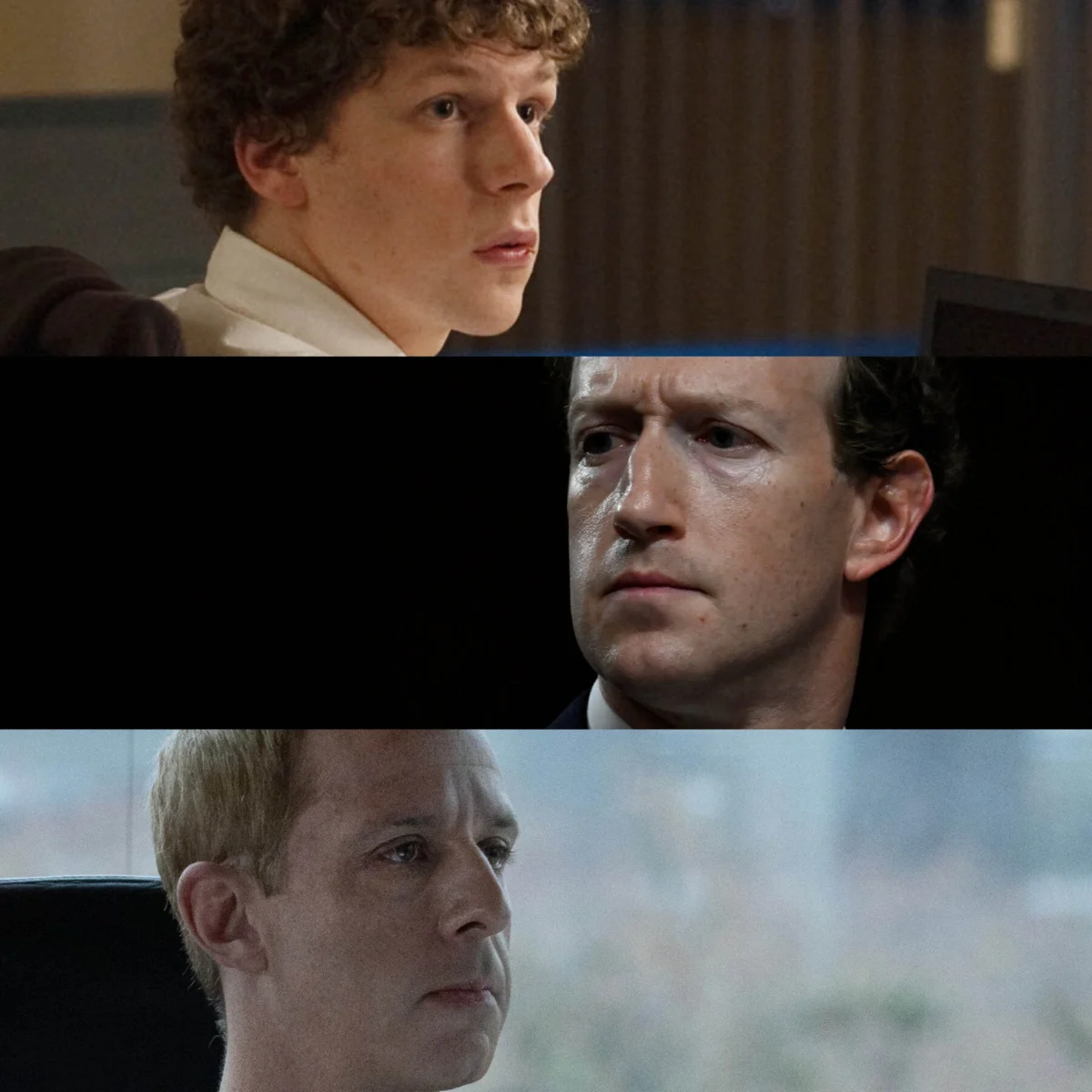 Three Actors Portray Zuckerberg in New and Old Films