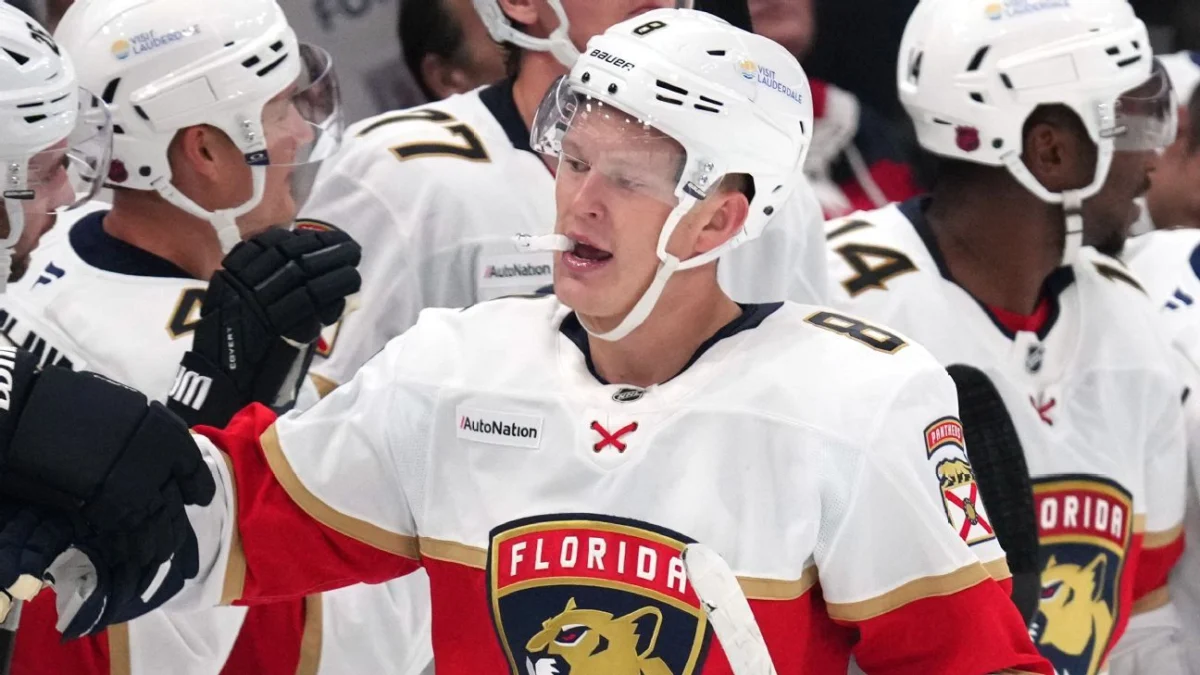 Tkachuk Brothers Lead Panthers to 7-3 Win Over Blue Jackets