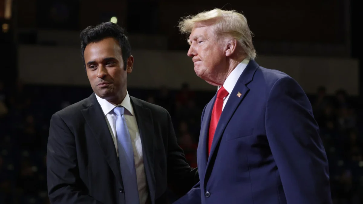 Trump Defends Ramaswamy Ad Featuring Acton’s Estranged Mother