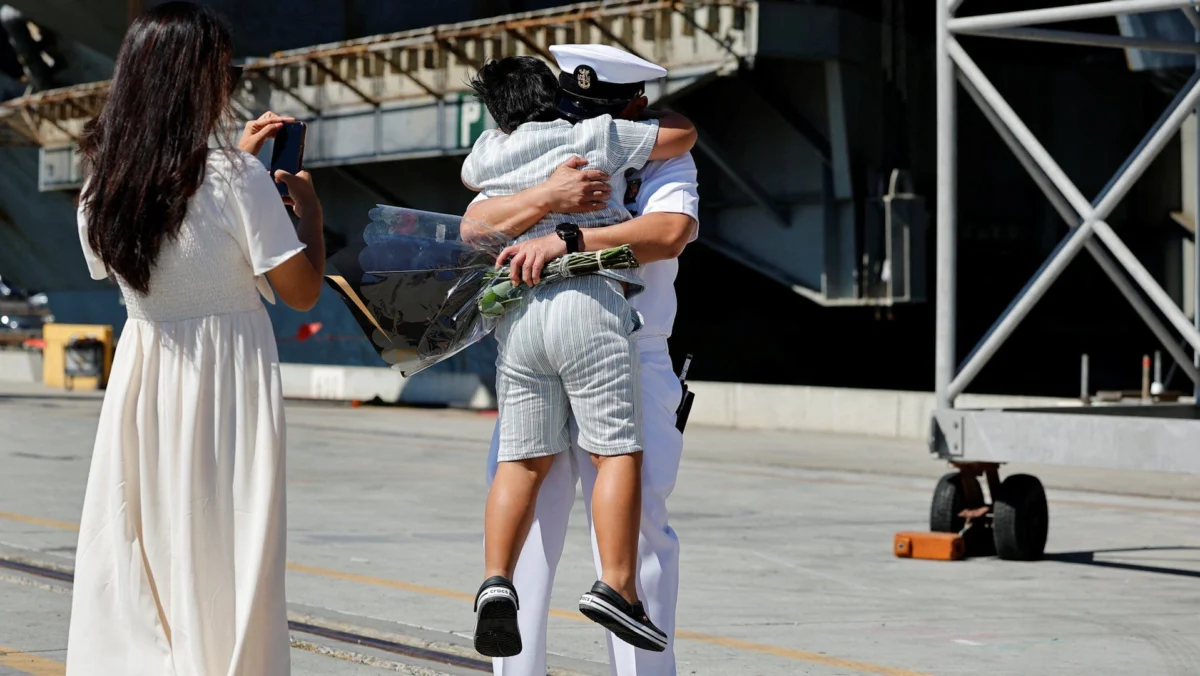 USS Abraham Lincoln Returns After Record Deployment