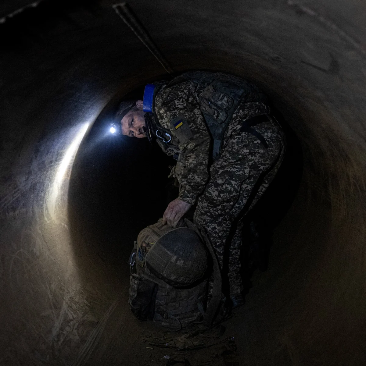 Ukrainians Battle Russians Inside Underground Gas Pipes