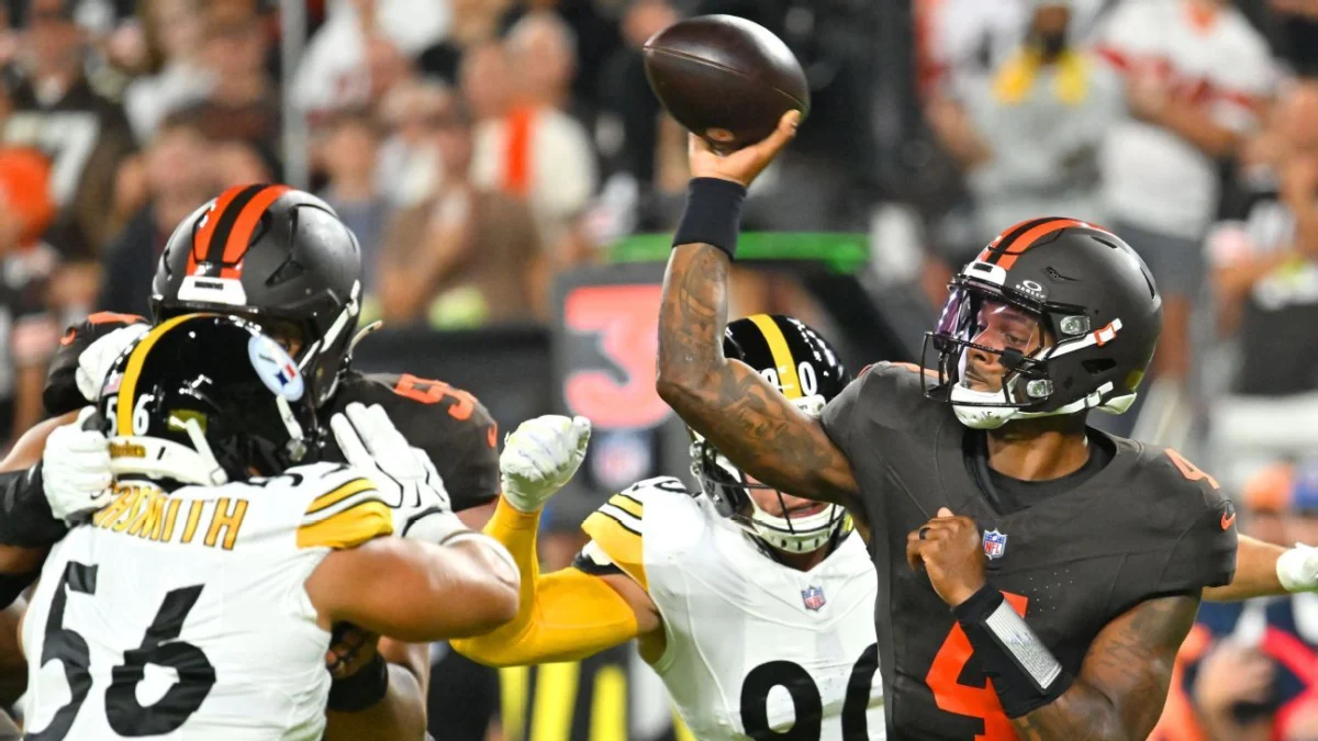 Watson Leads Browns to Third-Straight Win With 27-24 Steelers Victory