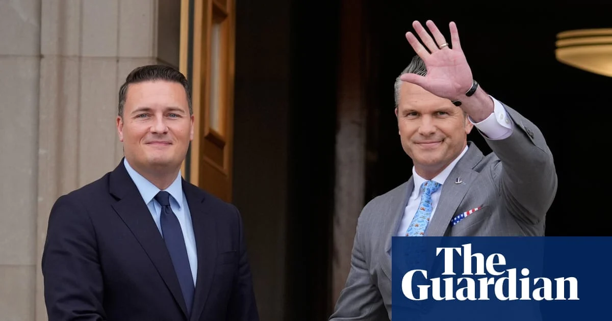 Wes Streeting Urges US to Back Ukraine During Washington Visit