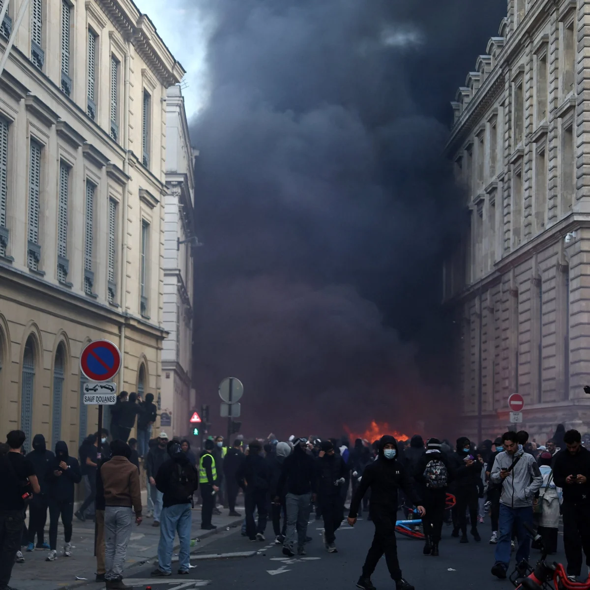 France Protests Merge Student and cost-of-living Demonstrations